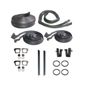 1969 1970 Cadillac Calais and Deville 4-Door Hardtop Advanced Rubber Weatherstrip Kit (27 Pieces) REPRODUCTION Free Shipping In The USA