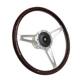1980 1981 1982 1983 1984 1985 1986 1987 1988 1989 Cadillac Espresso Wood Grain S9 Riveted Steering Wheel Conversion Kit WITHOUT Tilt / Telescopic REPRODUCTION Free Shipping In The USA