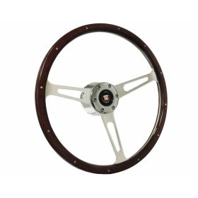 1980 1981 1982 1983 1984 1985 1986 1987 1988 1989 Cadillac Espresso Wood Grain S6 Riveted Steering Wheel Conversion Kit WITHOUT Tilt / Telescopic REPRODUCTION Free Shipping In The USA