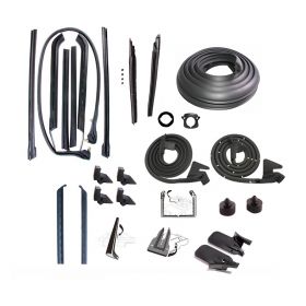 1969 Cadillac Deville Convertible Advanced Rubber Weatherstrip Kit (24 Pieces) REPRODUCTION Free Shipping In The USA 