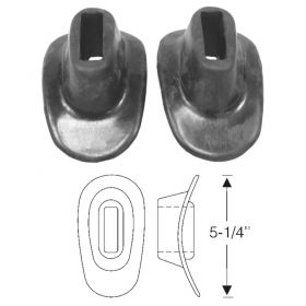 1935 1936 Cadillac (See Details) Front Bumper Rubber Grommets 1 Pair REPRODUCTION Free Shipping In The USA 