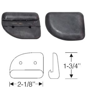 1934 1935 1936 1937 Cadillac (See Details) Hood Corner Rubber Pad 1 Pair REPRODUCTION Free Shipping In The USA 