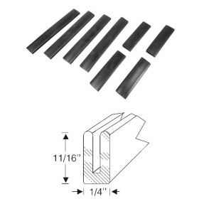 1936 1937 Cadillac (See Details) Side Mount Cover Rubber Pads Set (8 Pieces) REPRODUCTION Free Shipping In The USA 