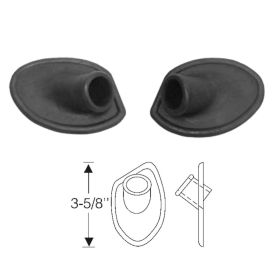 1935 1936 Cadillac (See Details) Side Mount Spare Wheel Rubber Grommets 1 Pair REPRODUCTION Free Shipping In The USA 