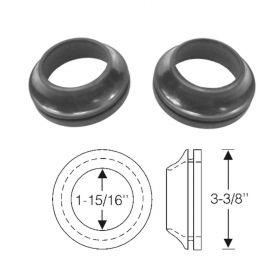1930 1934 1936 1937 Cadillac (See Details) Front Bumper Rubber Grommets 1 Pair REPRODUCTION Free Shipping In The USA 