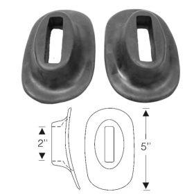 1936 Cadillac (See Details) Front Bumper Rubber Grommets 1 Pair REPRODUCTION Free Shipping In The USA 