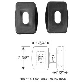 1937 1938 1939 1940 Cadillac Brake And Clutch Shank Rubber Grommets 1 Pair REPRODUCTION Free Shipping In The USA 