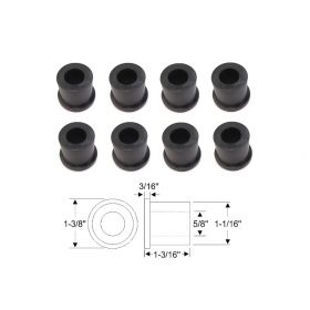 1939 1940 1941 1942 1946 1947 1948 1949 1950 1951 1952 1953 Cadillac (See Details) Rear Leaf Spring Shackle Bushings Set (8 Pieces) REPRODUCTION Free Shipping In The USA