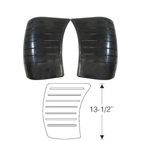 1941 Cadillac Series 62 Rear Fender Rubber Gravel Shields 1 Pair REPRODUCTION Free Shipping In The USA