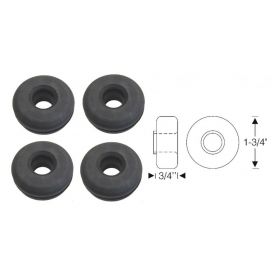 1941 1942 1946 1947 1948 1949 Cadillac Rear Stabilizer Bar Rubber Grommets Set (4 Pieces) REPRODUCTION Free Shipping In The USA