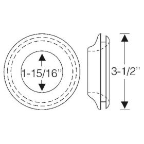 1937 1938 Cadillac (See Details) Steering Column At Floor Rubber Grommet REPRODUCTION Free Shipping In The USA