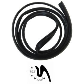 1946 1947 1948 1949 1950 Cadillac Fender Skirt Edge Seal Rubber Weatherstrip REPRODUCTION Free Shipping In The USA
