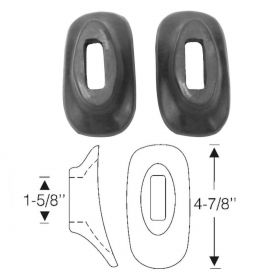 1939 1940 Cadillac (See Details) Front Bumper Rubber Grommets 1 Pair REPRODUCTION Free Shipping In The USA 