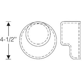 1936 Cadillac (See Details) Rubber Thermostat Cover REPRODUCTION Free Shipping In The USA 