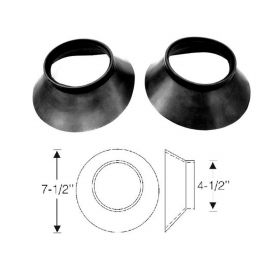 1947 1948 1949 1950 1951 1952 Cadillac Rubber Air Intake Scoop Rubber Mounting Pads 1 Pair REPRODUCTION Free Shipping In The USA