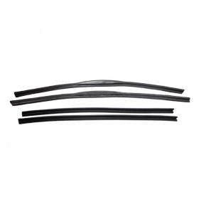 1949 Cadillac Series 62 2-Door Hardtop Roof Rail Rubber Weatherstrip Set  (4 Pieces) REPRODUCTION Free Shipping In The USA