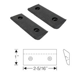 1937 1938 Cadillac Convertible (See Details) Front Door Upper Hinge Rubber Weatherstrips 1 Pair REPRODUCTION Free Shipping In The USA