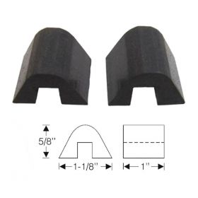 1940 1941 1942 1946 1947 Cadillac Convertible Top Rest Rubber Blocks 1 Pair REPRODUCTION Free Shipping In The USA