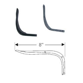 1954 1955 1956 Cadillac Front Door Auxiliary Weatherstrips at Cowl Beltline 1 Pair REPRODUCTION Free Shipping In The USA
