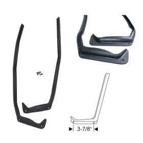1954 1955 1956 1957 1958 Cadillac (See Details) Front Door Auxiliary J Rubber Weatherstrips 1 Pair REPRODUCTION Free Shipping in the USA