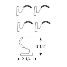 1942 1946 1947 1948 1949 Cadillac (See Details) Front Bumper Anti-Rattle Gravel Deflectors Set (4 Pieces) REPRODUCTION Free Shipping In The USA