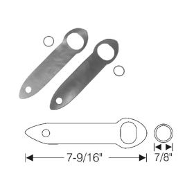 1950 1951 1952 1953 Cadillac Exterior Door Handle Gasket Set (4 Pieces) REPRODUCTION