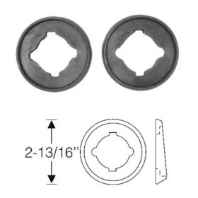 1948 1949 Cadillac (EXCEPT Series 75 Limousine) Back Up Light Rubber Mounting Pads 1 Pair REPRODUCTION Free Shipping In The USA 