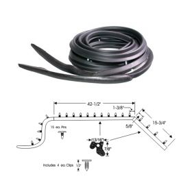 1959 1960 Cadillac Series 62 And Deville 4-Door 4-Window Hardtop Roof Rail Rubber Weatherstrips 1 Pair REPRODUCTION Free Shipping In The USA