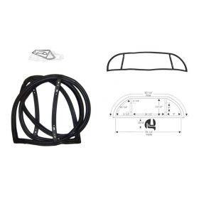 1950 1951 1952 Cadillac Series 62 and 60 Special Rear Window Rubber Weatherstrip REPRODUCTION Free Shipping In The USA