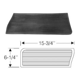 1937 1938 Cadillac Left Driver Side Carpet Rubber Heel Plate REPRODUCTION Free Shipping In The USA