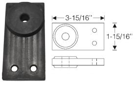 1939 1940 1941 1942 1946 1947 1948 1949 1950 1951 Cadillac (See Details) Tail Pipe to Frame Hanger Rubber Insulator REPRODUCTION  Free Shipping (See Details)