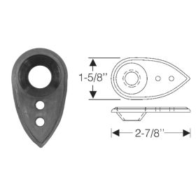 1948 1949 Cadillac (See Details) Trunk Handle Rubber Mounting Pad REPRODUCTION Free Shipping In The USA