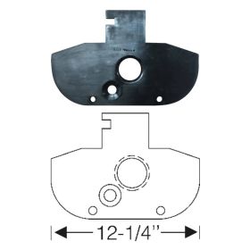 1938 1939 1940 Cadillac Series 75 and Series 90 Steering Column Rubber Floorplate REPRODUCTION Free Shipping In The USA 