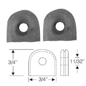 1935 1936 1937 1938 1939 1940 Cadillac (See Details) Rubber Wiring Grommets 1 Pair REPRODUCTION Free Shipping In The USA