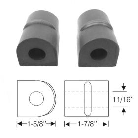 1937 1938 1939 Cadillac (See Details) Rubber Front Sway Bar Bushings 1 Pair REPRODUCTION Free Shipping In The USA