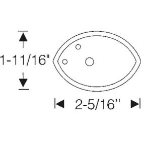 1952 1953 Cadillac Autronic Eye (Photo Tube) Dash Mounting Pad REPRODUCTION