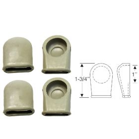 1948 1949 Cadillac Series 62 Convertible Top Arm Rubber Cover Cap Set (4 Pieces) REPRODUCTION Free Shipping In The USA