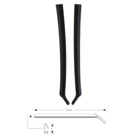 1965 1966 Cadillac 2-Door Rear Quarter Window Leading Edge Weatherstrips 1 Pair REPRODUCTION Free Shipping In The USA