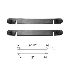 1959 1960 1961 1962 1963 1964 1965 1966 1967 1968 1969 1970 1971 1972 1973 Cadillac (See Details) Door Drain Rubber Seals 1 Pair REPRODUCTION