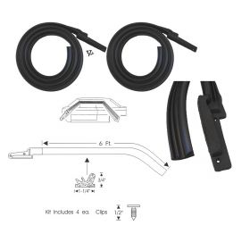 1963 1964 Cadillac 4-Door 6-Window Sedan (See Details) Roof Rail Rubber Weatherstrips 1 Pair REPRODUCTION Free Shipping In The USA