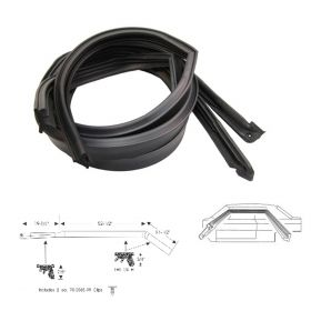 1961 1962 Cadillac Fleetwood Series 60 Special Models (See Details) Roof Rail Rubber Weatherstrips 1 Pair REPRODUCTION Free Shipping In The USA