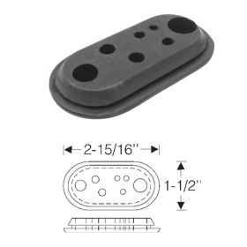 1950 1951 1952 Cadillac Windshield Washer And Vacuum Lines And Antenna Lead Through Firewall Rubber Grommet REPRODUCTION Free Shipping In The USA