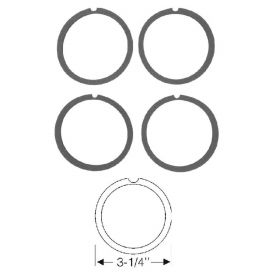 1955 1956 Cadillac (See Details) Tail Light Lens Gasket Set (4 Pieces) REPRODUCTION Free Shipping In The USA