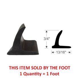 1933 1934 1935 1936 1937 1938 1939 1940 1941 Cadillac Convertible Roof Rail Rubber Weatherstrip (Sold By The Foot) REPRODUCTION