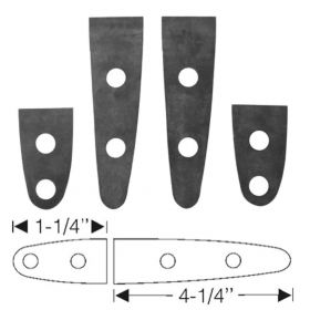 1936 Cadillac (See Details) Trunk Hinge Rubber Mounting Pads (4 Pieces) REPRODUCTION Free Shipping In The USA 