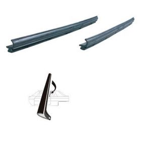 1959 1960 Cadillac 4-Door 4-Window Side Window Leading Edge Weatherstrips 1 Pair REPRODUCTION Free Shipping In The USA