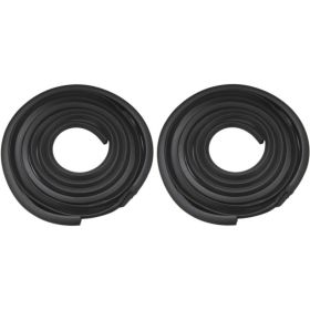 1952 1953 Cadillac 4-Door (EXCEPT Series 75 Limousines) Rear Door Rubber Weatherstrips 1 Pair REPRODUCTION Free Shipping In The USA