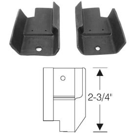 1957 1958 Cadillac 4-Door (EXCEPT Eldorado Brougham and Series 75 Limousines) Rear Door Hinge Pillar Rubber Weatherstrips 1 Pair REPRODUCTION Free Shipping In The USA