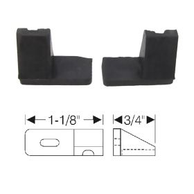 1957 1958 Cadillac 2-Door Hardtop Coupe Roof Rail Filler Rubber Weatherstrips 1 Pair REPRODUCTION Free Shipping in the USA