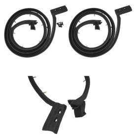 1961 1962 1963 1964 Cadillac Fleetwood Series 60 Special (See Details) Rear Door Rubber Weatherstrips 1 Pair REPRODUCTION Free Shipping In The USA